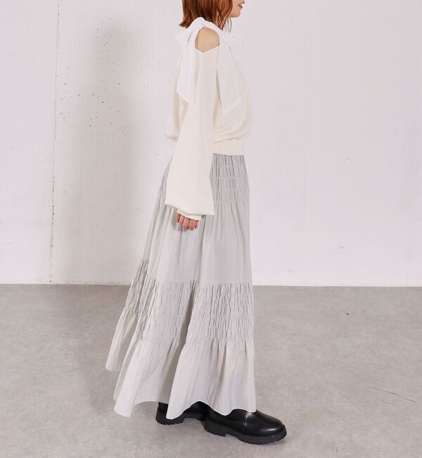 archives「シャーリングティアードＳＫ」|スカート|