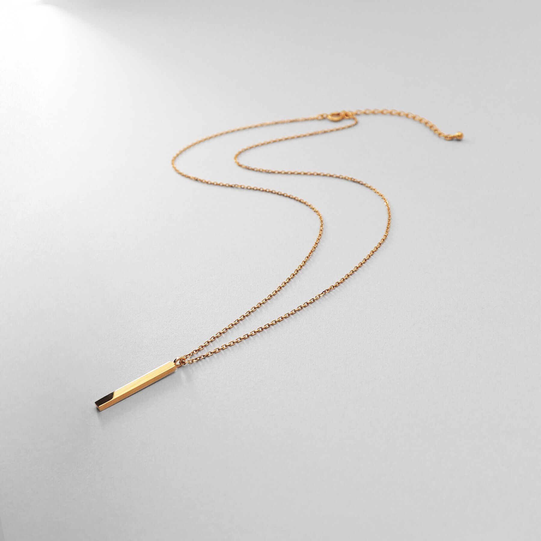 COCOSHNIK ONKITSCH「シルバー スクエアバーネックレス GP」|ネックレス|ゴールド(600)