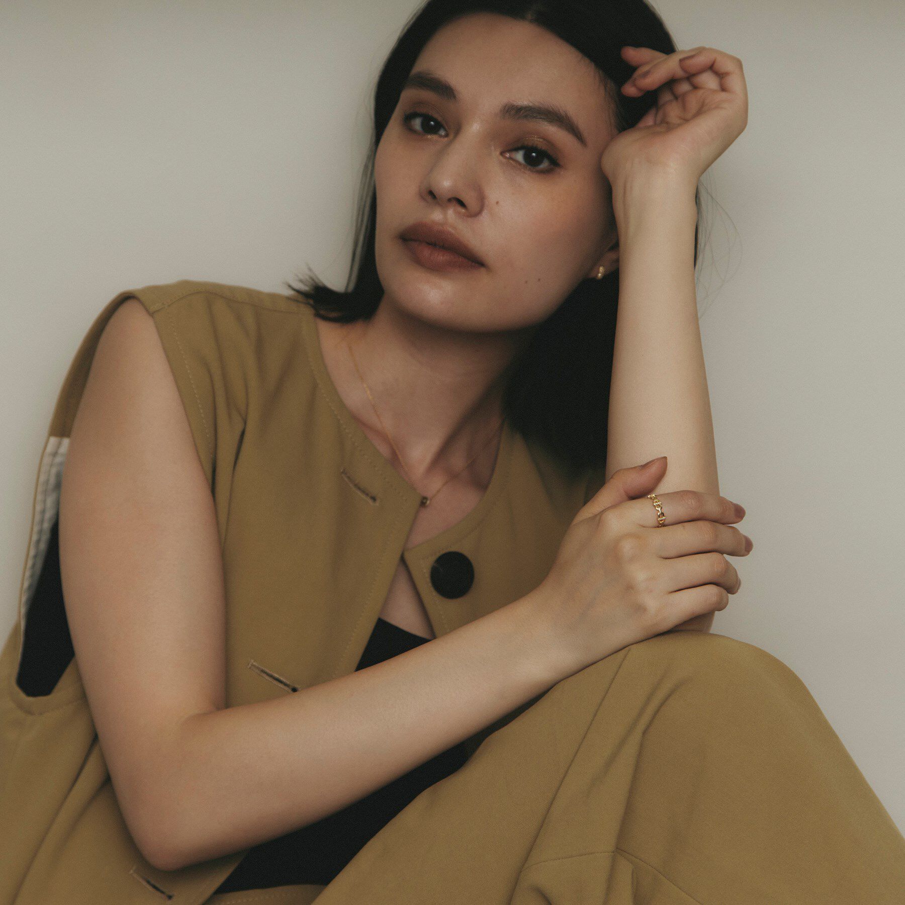 COCOSHNIK「K18ダイヤモンド PCモチーフ リング」|リング|