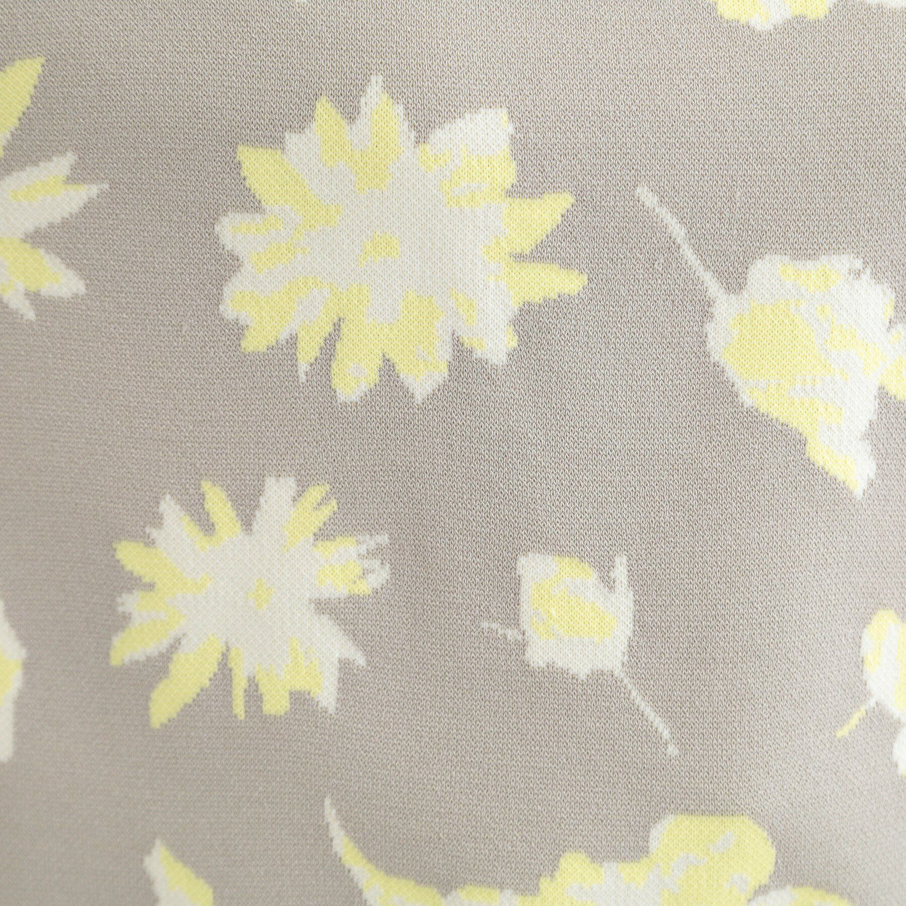 SHOO･LA･RUE「【洗濯機可/S-LL】ゆるシルエット 甘すぎない　大人の花柄もちもちニット」|ニット・セーター|