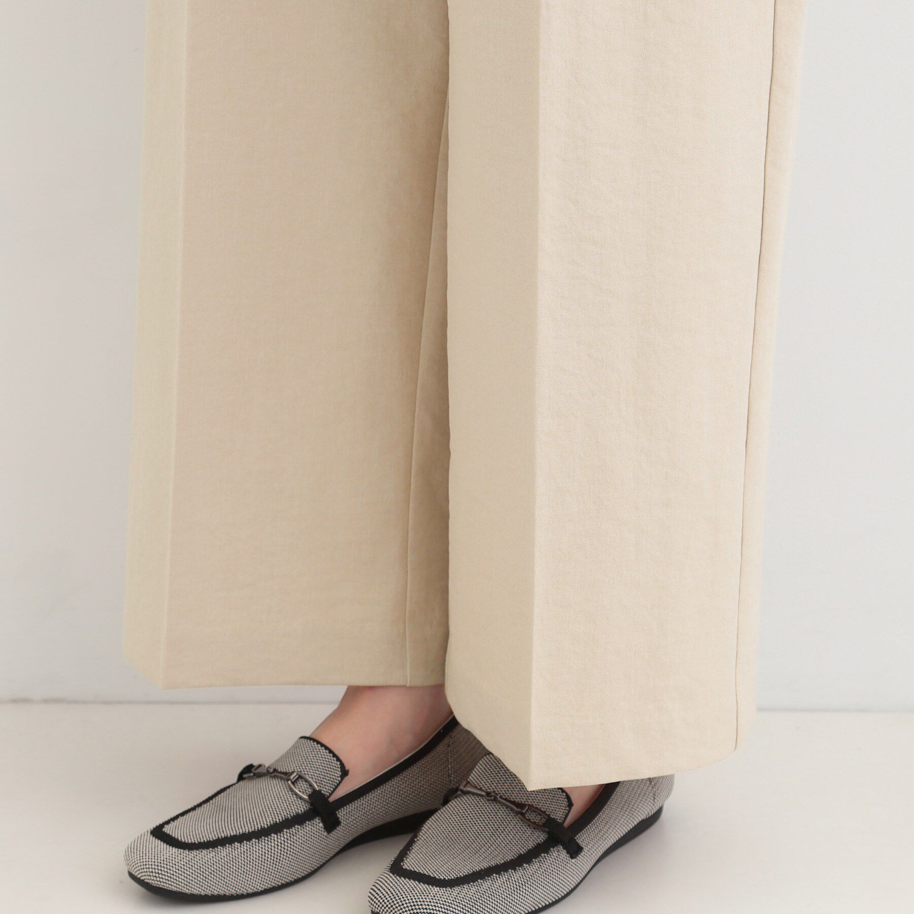 SHOO･LA･RUE「【洗濯機可/セットアップ可/SS-LL/UV】オンにもオフにも きれいに見えワイドパンツ」|その他|