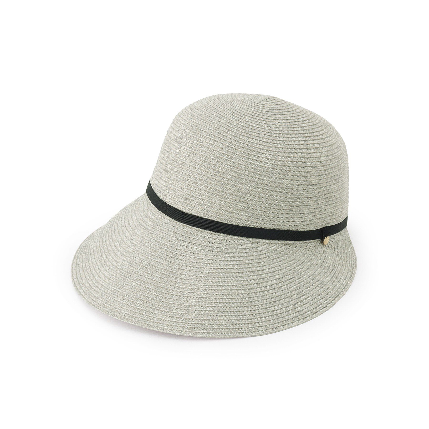 SHOO･LA･RUE「【UV/吸水速乾/抗菌防臭】手洗い可能 ブレードジョッキーハット」|ハット|ライトグレー(011