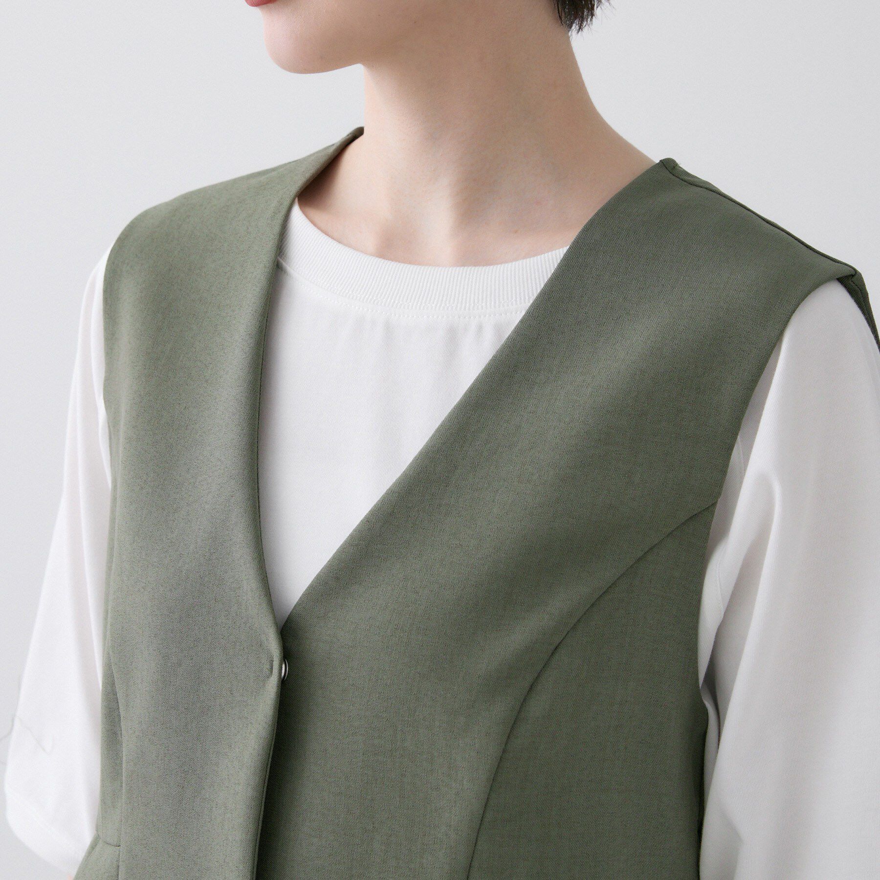 Dessin「【2点セット/UVカット】ライトウエイトベスト＆パンツセット」|スーツ|