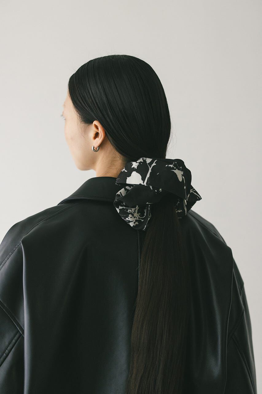 STYLEMIXER「フワラープリントシュシュ」|その他|BLK