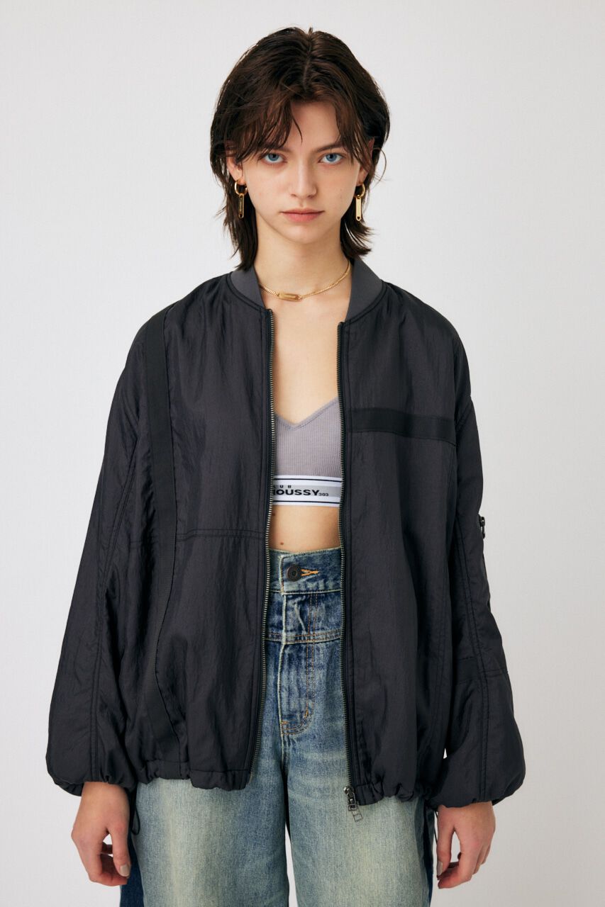 MOUSSY「BOMBER LIGHT ジャケット」|ブルゾン・スタジャン|