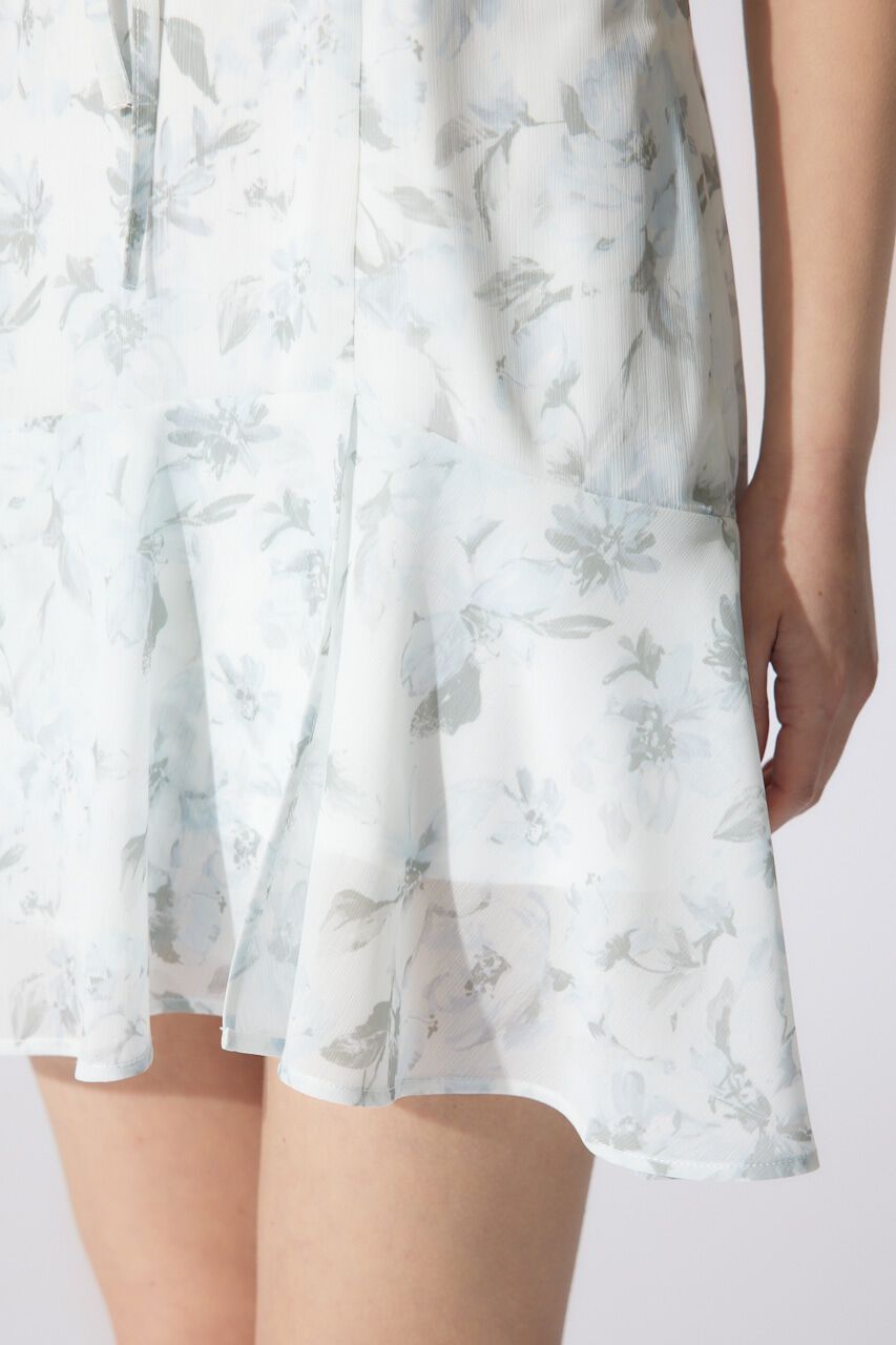 rienda「フリルフラワーミニワンピース」|ワンピース|