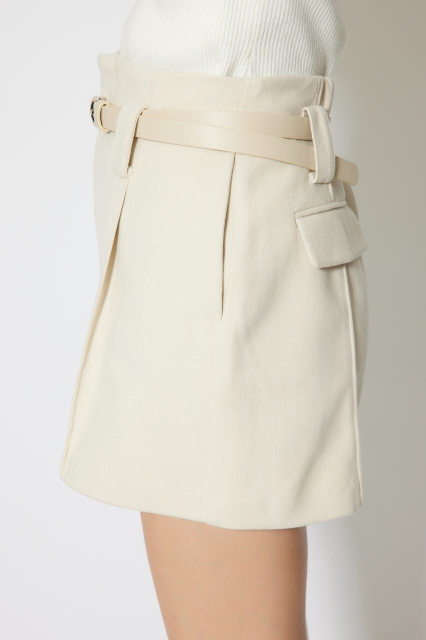 rienda「ベルト付きピンタックショートパンツ」|その他|