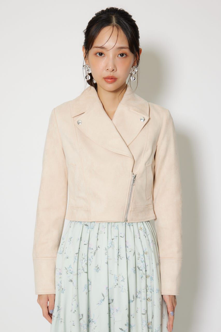 rienda「26SSフェイクスエードライダースジャケット」|その他|