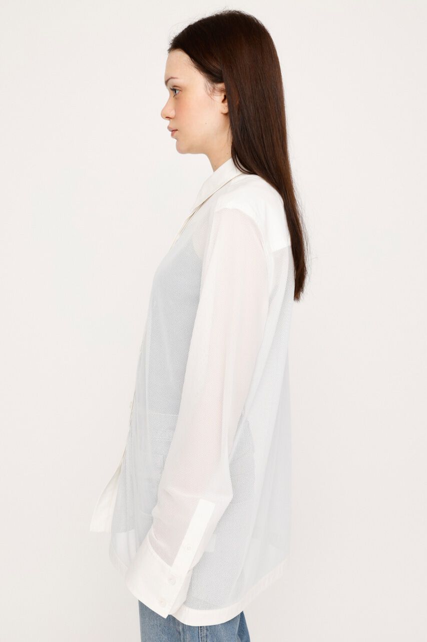 SLY「SHEER MESH シャツ」|シャツ・ブラウス|