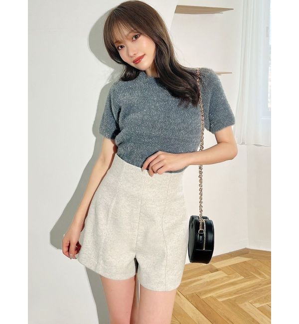 RESEXXY「ミニシャギーラメニットトップス」|ニット・セーター|