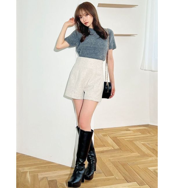 RESEXXY「ミニシャギーラメニットトップス」|ニット・セーター|
