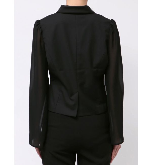 RESEXXY「シアースリーブコルセットジャケット」|テーラードジャケット|