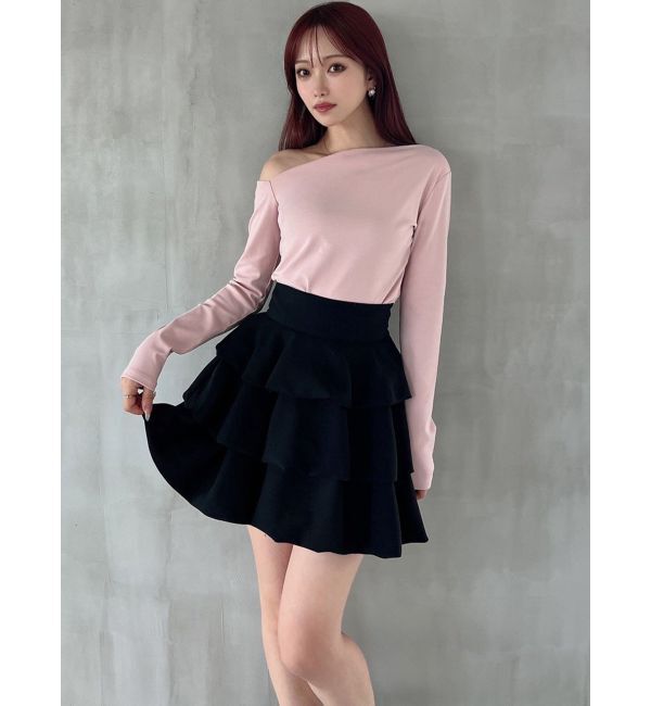 RESEXXY「ヘムバルーンフリルミニスカート」|スカート|