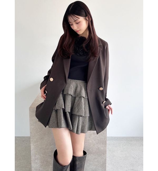 RESEXXY「ヘムバルーンフリルミニスカート」|スカート|