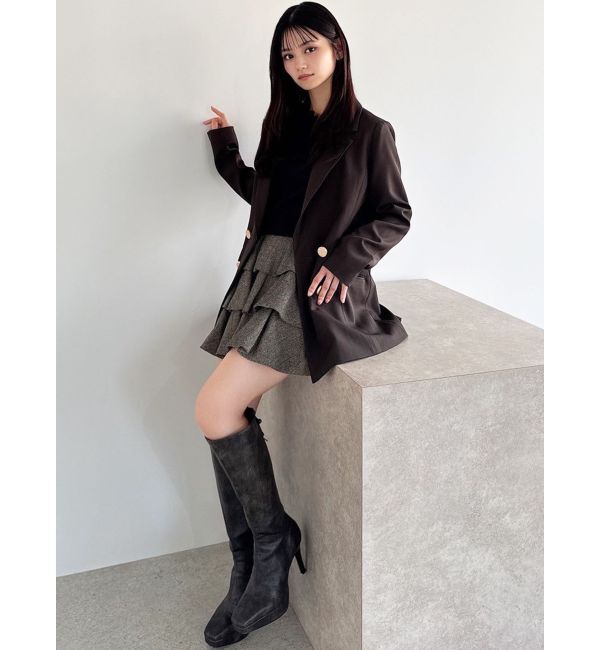 RESEXXY「ヘムバルーンフリルミニスカート」|スカート|