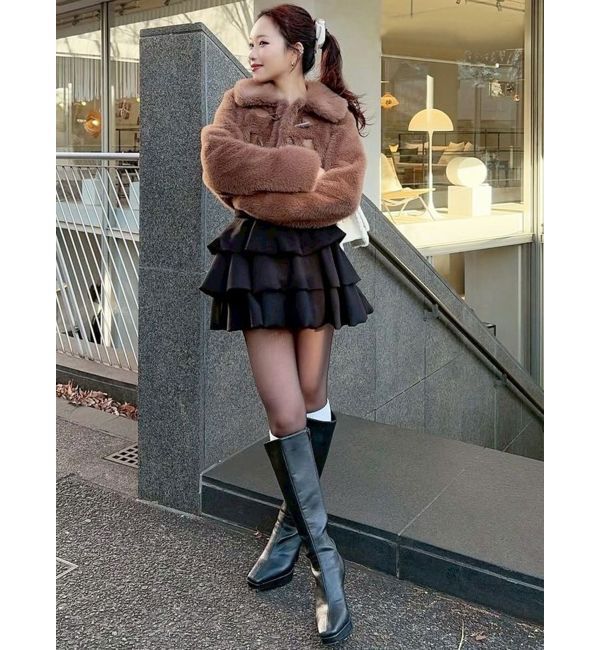 RESEXXY「ヘムバルーンフリルミニスカート」|スカート|