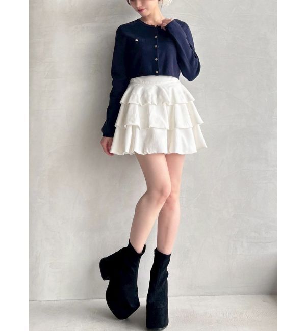 RESEXXY「ヘムバルーンフリルミニスカート」|スカート|