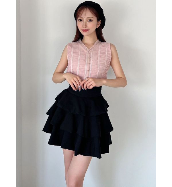 RESEXXY「ヘムバルーンフリルミニスカート」|スカート|