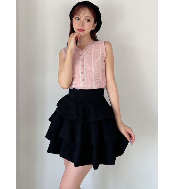 RESEXXY「ヘムバルーンフリルミニスカート」|スカート|