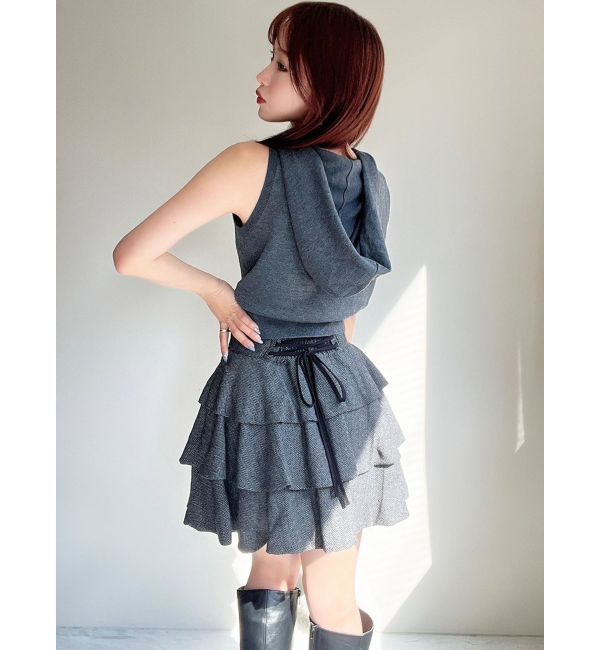 RESEXXY「ヘムバルーンフリルミニスカート」|スカート|