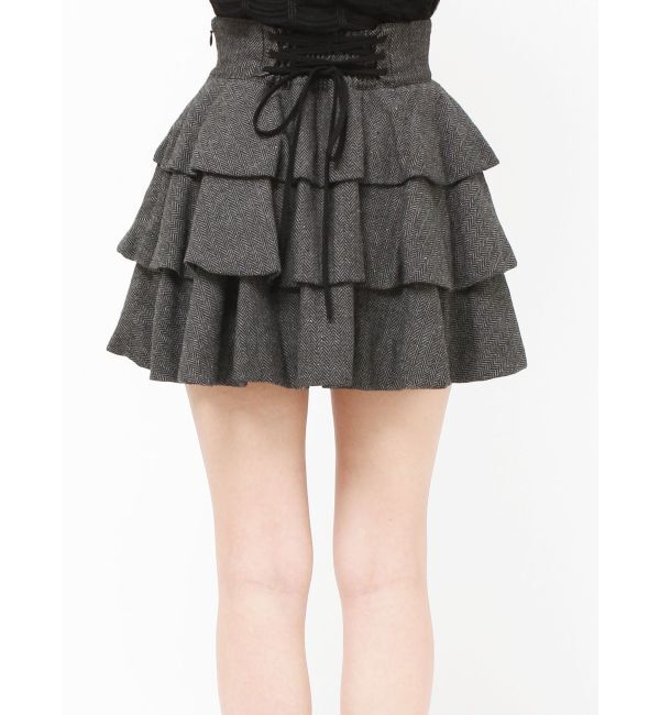 RESEXXY「ヘムバルーンフリルミニスカート」|スカート|