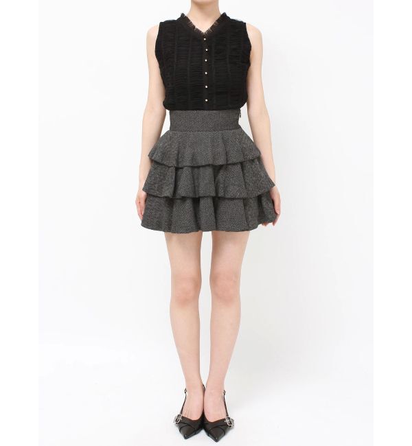 RESEXXY「ヘムバルーンフリルミニスカート」|スカート|