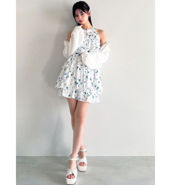 RESEXXY「【memorif.】フラワーアメスリラッフルチュニック【セットアップ着用可能】」|その他|