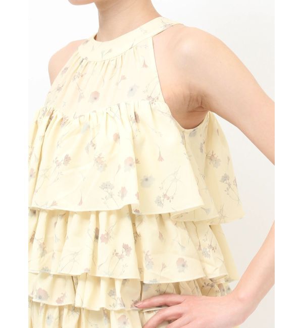 RESEXXY「【memorif.】フラワーアメスリラッフルチュニック【セットアップ着用可能】」|その他|
