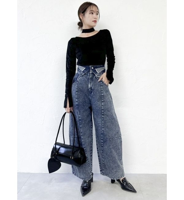 dazzlin「バリエシアーカットトップス」|Tシャツ・カットソー|