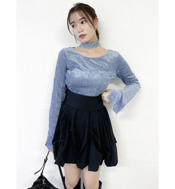 dazzlin「バリエシアーカットトップス」|Tシャツ・カットソー|