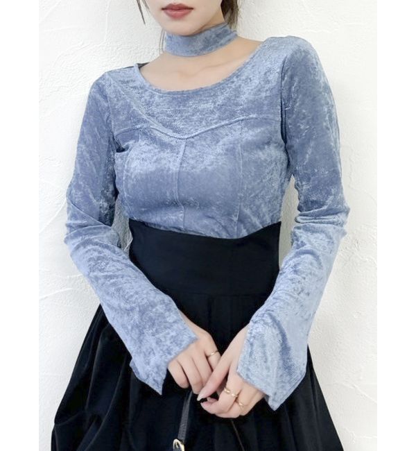 dazzlin「バリエシアーカットトップス」|Tシャツ・カットソー|