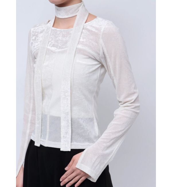 dazzlin「バリエシアーカットトップス」|Tシャツ・カットソー|