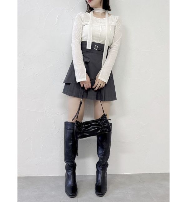 dazzlin「バリエシアーカットトップス」|Tシャツ・カットソー|