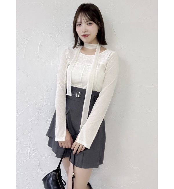 dazzlin「バリエシアーカットトップス」|Tシャツ・カットソー|