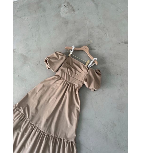 dazzlin「【吉田朱里】パール2wayボリュームワンピース」|ワンピース|