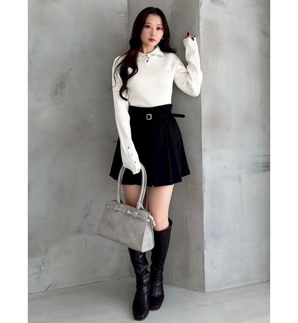 MERCURYDUO「U.S. POLO ASSN.別注 リブハイネックニット」|ニット・セーター|