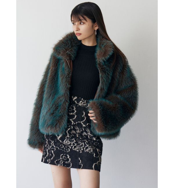 MURUA「MIXフェイクファーブルゾン」|ブルゾン・スタジャン|