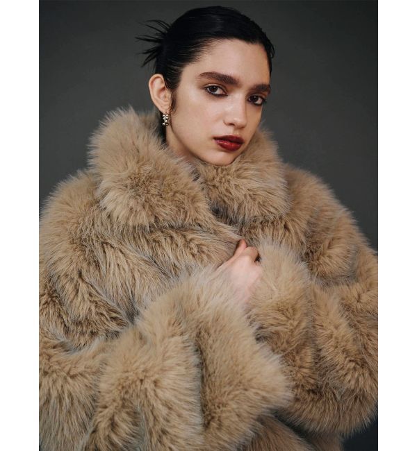 MURUA「MIXフェイクファーブルゾン」|ブルゾン・スタジャン|