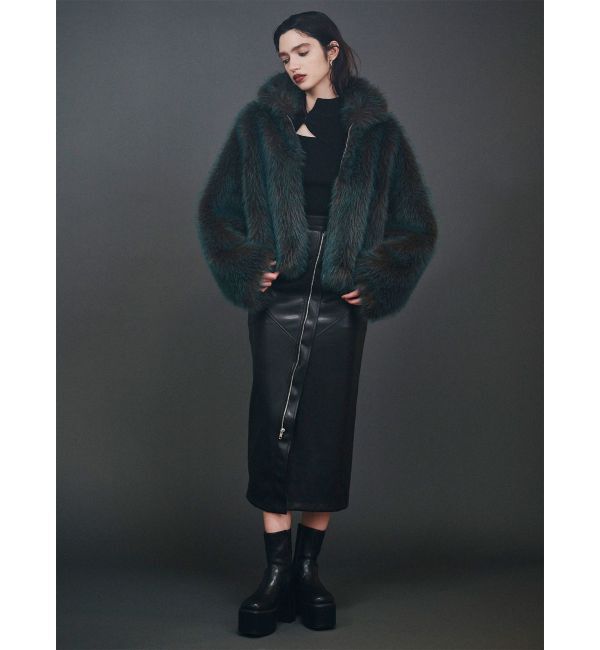 MURUA「MIXフェイクファーブルゾン」|ブルゾン・スタジャン|