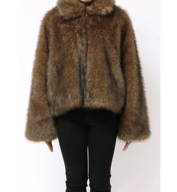 MURUA「MIXフェイクファーブルゾン」|ブルゾン・スタジャン|