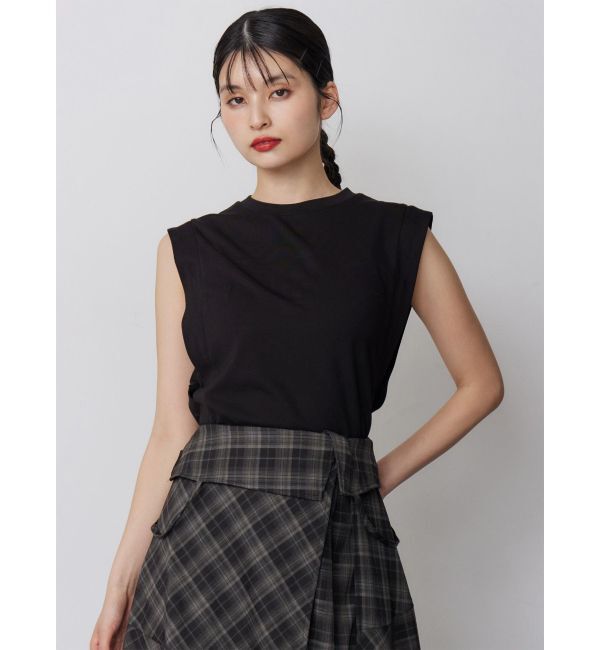 MURUA「フレンチスリーブトップス【接触冷感】」|Tシャツ・カットソー|