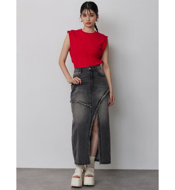 MURUA「フレンチスリーブトップス【接触冷感】」|Tシャツ・カットソー|