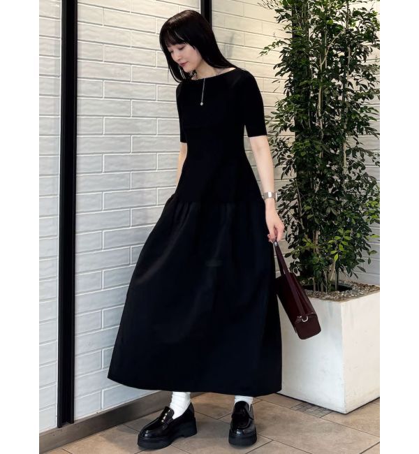 LAGUNAMOON「ドッキングフォルムレイヤードニットワンピース」|ワンピース|