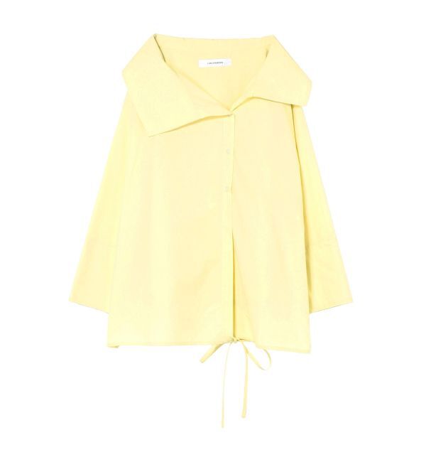 LAGUNAMOON「アシンメトリーカラーカシュクールシャツ」|シャツ・ブラウス|イエロー