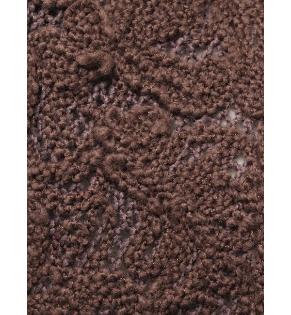 LAGUNAMOON「【WEB限定カラーあり】コードエンブロイダリーニットカーデ」|カーディガン|