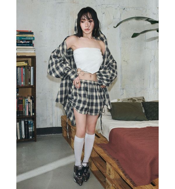 EVRIS「ハートモチーフコルセットトップス」|チューブトップ|