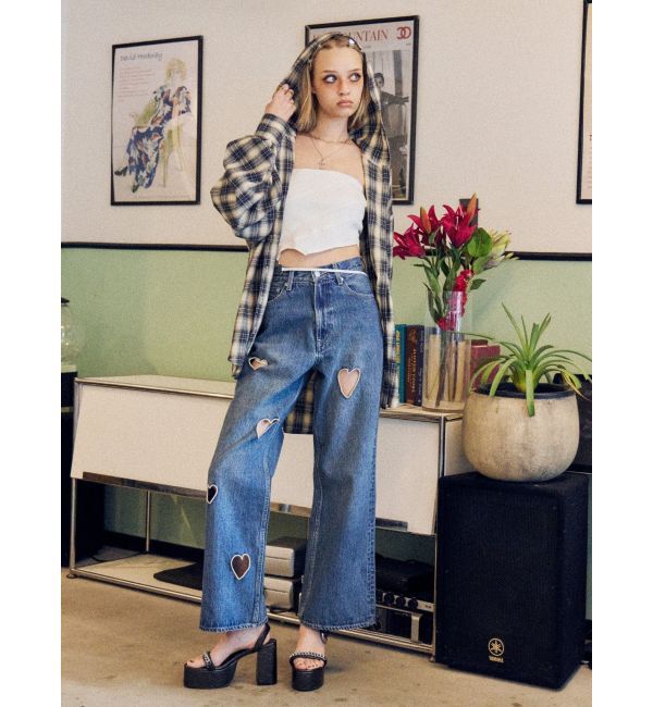 EVRIS「ハートモチーフコルセットトップス」|チューブトップ|