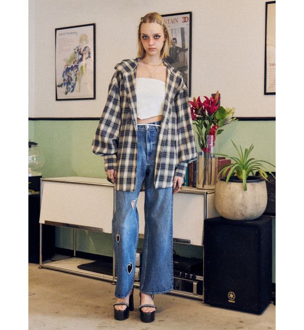 EVRIS「ハートモチーフコルセットトップス」|チューブトップ|