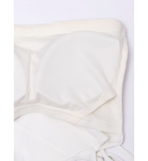 EVRIS「ハートモチーフコルセットトップス」|チューブトップ|