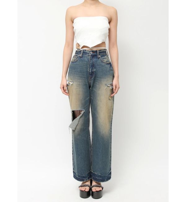 EVRIS「ハートモチーフコルセットトップス」|チューブトップ|